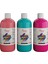 Pembe-Turkuaz-Fuşya Akrilik Boya 3'lü Set 3X500 gr Dekoratif, Hobi Amaçlı, Sanatsal, Canlı Renkler 1