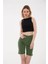 Kolsuz Crop Bluz Siyah 1