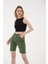 Kolsuz Crop Bluz Siyah 2