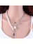 Kadın Zincir Inci Barok Inci Metal Charm Kolye (Yurt Dışından) 1