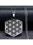 Yaşam Çiçeği Paslanmaz Çelik Mandala Metatron Kutsal Geometri Kolye (Yurt Dışından) 1
