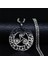 Paslanmaz Çelik Büyücülük Vortex Gümüş Renk Viking Triskelion Kolye (Yurt Dışından) 1