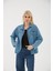 Boyfriend Denim Ceket Mavi 2