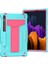 Samsung Galaxy Tab S7 T870 / T875 T-Şekilli Tutucu Kılıf (Mint Green+Rose Red) (Yurt Dışından) 1