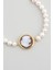 Cameo Italiano 18 Ayar Sarı Altın Kaplama 19 cm Gümüş Inci Bileklik 2