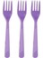 - 25 Adet Plastik Çatal Mor 296096 1