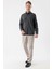 Siyah Uzun Kollu Gabardin Sert Yaka Cepli Casual Comfort Fit Rahat Kesim Gömlek 1004235108 2