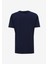 Lacivert Erkek Bisiklet Yaka Relaxed T-Shirt D4Sm-Tst3281 2
