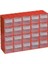 Port-Bag Hobby Plastik Çekmece Seti Kırmızı 1