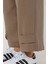 Paça Detaylı Modal Pantolon Mocha 3