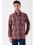 Uzun Kollu Ekoseli Gabardin Sert Yaka Cepli Garnili Casual Comfort Fit Gömlek 1004235110 1