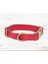 Gerçek Deriden El Yapımı Köpek Tasması, 50CM Ayarlanabilir Ölçü, Kırmızı 4