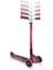 Master Işıklı Katlanabilir Scooter - Kırmızı 2