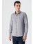 Bordo Uzun Kollu Desenli Armürlü Düğmeli Yaka Cepsiz Pamuklu Klasik Slim Fit Gömlek 1004235148 1