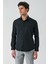 Siyah Uzun Kollu Oxford Cepsiz Pamuklu Klasik Slim Fit Dar Kesim Gömlek 1004240235 2