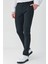 Siyah Armürlü Pamuklu Yan Cepli Slim Fit Dar Kesim Casual Pantolon 1003240156 1