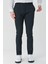 Siyah Armürlü Pamuklu Yan Cepli Slim Fit Dar Kesim Casual Pantolon 1003240156 3