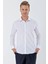 Beyaz Uzun Kollu Bez Ayağı Sert Yaka Cepsiz Pamuklu Basic Slim Fit Dar Kesim Gömlek 1004230357 1