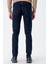Koyu Lacivert Gabardin %100 Pamuk 5 Cep Slim Fit Dar Kesim Casual Denim Pantolon 1023235162 5