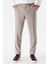 Bej Desenli Likralı Yan Cepli Comfort Fit Rahat Kesim Klasik Pantolon 1003240154 1