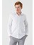 Beyaz Uzun Kollu Oxford Cepsiz Pamuklu Klasik Slim Fit Dar Kesim Gömlek 1004240235 1