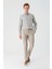 Koyu Bej Gabardin Pamuklu Yan Cepli Comfort Fit Rahat Kesim Casual Pantolon 1003240113 3