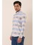 Uzun Kollu Kareli Cepsiz %100 Pamuk Klasik Slim Fit Dar Kesim Gömlek 1004230171 3