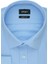 Saks Uzun Kol Sert Yaka Slim Fit Dar Kesim Basic Gömlek 1004190057 2