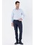 Koyu Lacivert Desenli Armürlü Yan Cepli Slim Fit Dar Kesim Casual Pantolon 1003235119 4