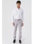 Gri Armürlü Pamuklu Likralı 5 Cep Slim Fit Dar Kesim Casual Pantolon 1003230107 2