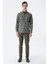 Koyu Haki Pamuklu Yandan Cepli Casual Slim Fit Chino Pantolon 1003235120 2