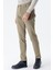 Camel Desenli Armürlü Pamuklu Yan Cepli Slim Fit Dar Kesim Casual Pantolon 1003235120 3