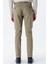 Camel Desenli Armürlü Pamuklu Yan Cepli Slim Fit Dar Kesim Casual Pantolon 1003235120 5