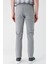 Gri Gabardin Pamuklu 5 Cep Slim Fit Dar Kesim Casual Pantolon 1003230318 5