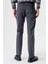 Koyu Antrasit Gabardin %100 Pamuk 5 Cep Slim Fit Dar Kesim Casual Pantolon 1003235317 4