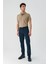 Koyu Lacivert Gabardin Pamuklu 5 Cep Slim Fit Dar Kesim Casual Pantolon 1003230318 3