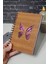 Kelebek Desenli Planlayıcı Ahşap Defter - Günlük Planlayıcı - Tarihsiz Ajanda (90 Sayfa) 5