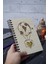 Dünyalı Balon Desenli Ahşap Defter - Ajanda - Günlük - Çizgisiz Defter (Ahşap Rengi Banu) A5 1