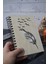 Kuş Tüy Desenli Ahşap Defter - Ajanda - 120 Sayfa Çizgisiz Defter (Ahşap Rengi Banu) A5 Notebook 1
