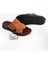 BA04513 Taba Erkek Çapraz Günlük Taban Terlik Taba 44 3