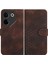 Tecno Camon 20 Deri Geometrik Desen Pu Telefon Kılıfı (Yurt Dışından) 1