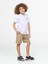 Casa Bej Gabardin Şort + Polo Tshirt Takım 1