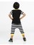 Rocker Çizgili Kapri + T-Shirt Takım 2
