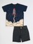Rocket Denim Şort + T-Shirt Takım 3
