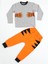 Tiger Paws Turuncu Pantolon+T-Shirt Takım 4