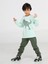 Yeşil Yazılı Dino Jogger +T-Shirt Takım 1
