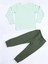 Yeşil Yazılı Dino Jogger +T-Shirt Takım 4