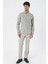 Koyu Haki Kısalabilir Kollu Desenli Jakarlıcepsiz %100 Pamuk Casual Slim Fit Gömlek 1004230182 4