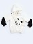 Panda Unisex Mobil Çantalı Krem Sweatshirt 5