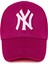 EKE TEKSTİL Unisex 2'li Set Lacivert ve Bordo Renk Ny New York Beyzbol Şapka 3